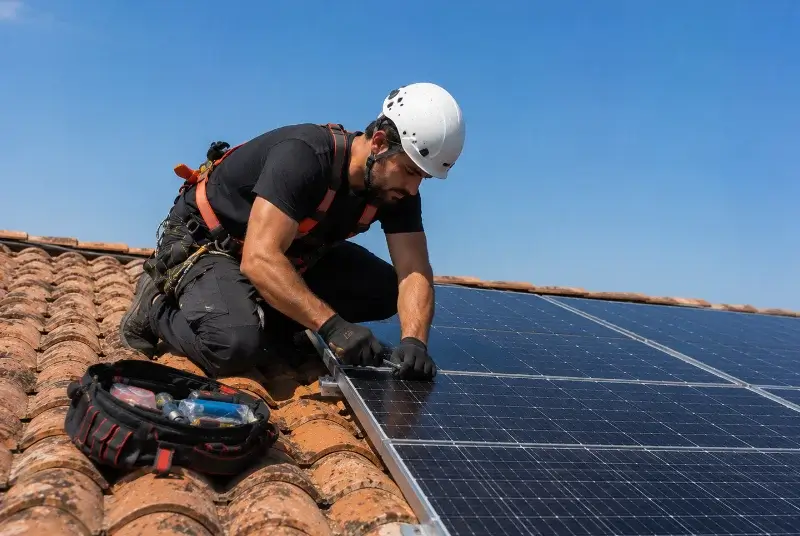 Maintenance et monitoring de panneaux solaires à Velaux