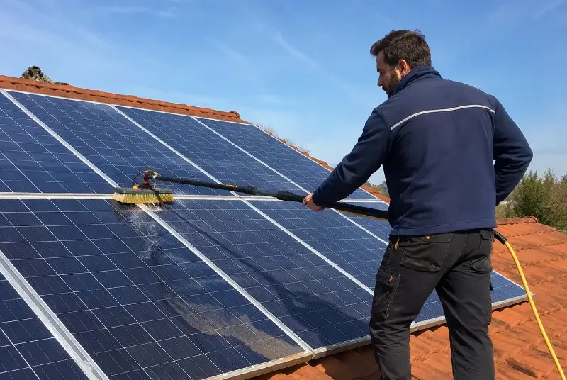 Nettoyage et entretien de panneaux solaires à Velaux